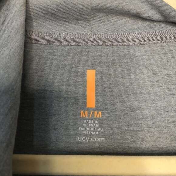 LUCY Hatha Flow Asymmetrical Grey Zipper Workout Yoga Jacket M - Picture 4 of 10